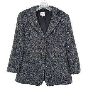 2004 Armani Collezioni Bouclé Sequin Blazer Italy Size medium